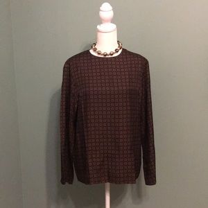 Anne Klein 100% silk blouse. Rare vintage piece!
